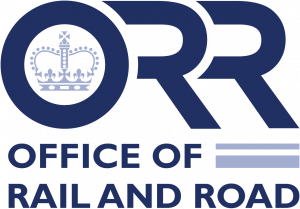 Office of Rail and Road logo.